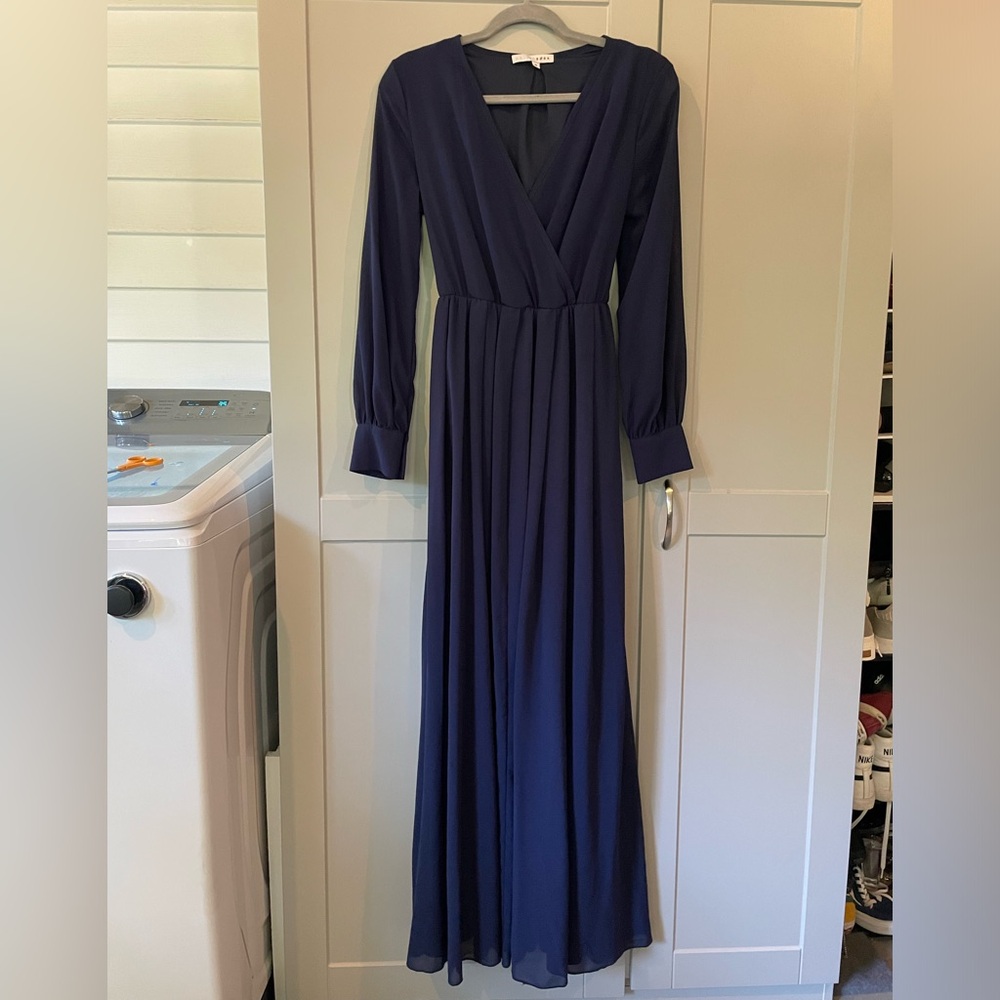 Navy blue Baltic born formal dress size medium